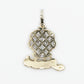 10k Solid Gold VS Diamond Gemini Pendant - 60213