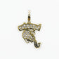 10k Solid Gold VS Diamond Aquarius Pendant - 60208