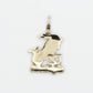 10k Solid Gold VS Diamond Capricorn Pendant - 60206