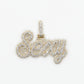 10k Solid Gold Diamond Sexy Pendant - 60229