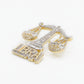 10k Solid Gold VS Diamond LIbra Pendant - 60238