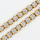 10k Solid Gold 6mm Diamond Tennis Chain - 10085