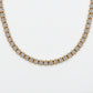 10k Solid Gold 6mm Diamond Tennis Chain - 10085