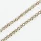 10k Solid Gold 3mm Diamond Tennis Chain - 10087