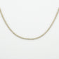 10k Solid Gold 3mm Diamond Tennis Chain - 10087