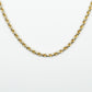 14k Solid Gold 3.5mm Two-Tone Rope Chain - 10092