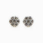 14k Solid Gold 6mm VS1 Diamond Flower Earrings - 50156