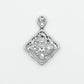 Solid Gold Diamond Custom Shaped Pendant - 60277