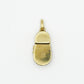 18k Solid Gold Diamond Women Shoe Pendant - 60275