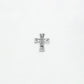 14k Solid Gold Diamond Mini Cross Pendant - 60272