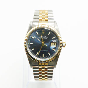 Rolex Datejust 36mm - Yellow Gold & Stainless Steel - Navy Blue Dial - 40060