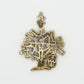 10k Solid Gold Diamond Money Tree Pendant - 60308