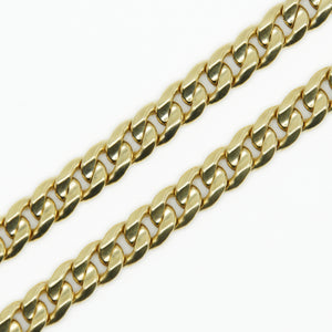 10k Semi-Solid Gold 6mm Cuban Chain - 10095