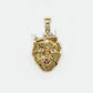 10k Solid Gold Diamond Lion King Pendant - 60331