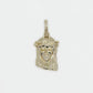 10k Solid Gold Diamond 1.5" Jesus Head - 60347