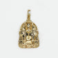 10k Solid Gold Diamond King Tut Pendant - 60336