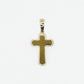 10k Solid Gold Diamond Elevated Cross - 60340