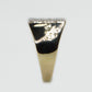 10k Solid Gold Diamond Gold Nugget Ring - 30216