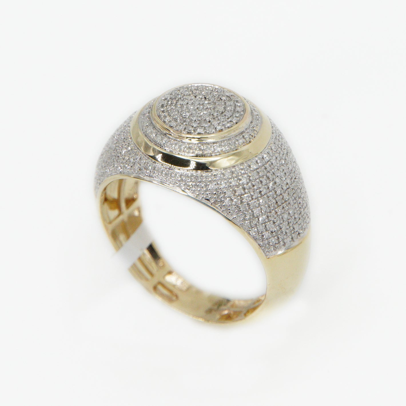 10k Solid Gold Diamond Eye Ring - 30217