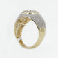 10k Solid Gold Diamond Eye Ring - 30217