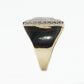 10k Solid Gold Diamond Rectangular Cake Ring - 30224