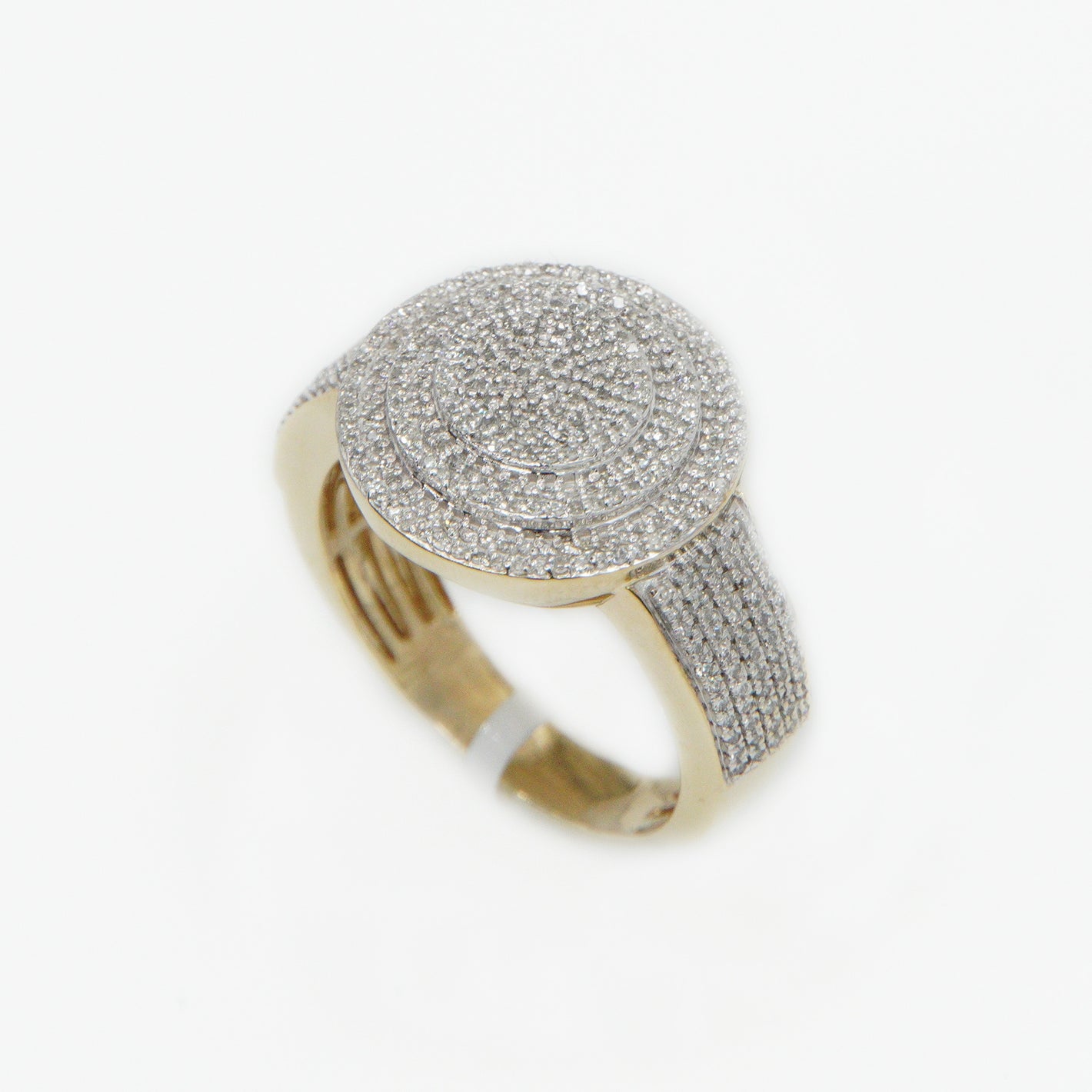 10k Solid Gold Diamond Cake Ring - 30221