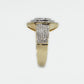 10k Solid Gold Diamond Cake Ring - 30221