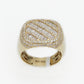 10k Solid Gold Baguette Diamond Men's Ring - 30226