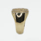 10k Solid Gold Baguette Diamond Men's Ring - 30226