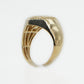 10k Solid Gold Diamond Heart Ring - 30220