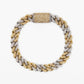 10k Solid Gold 10mm Diamond Cuban Bracelet - 20056