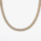 10k Solid Gold 11mm Diamond Pave Cuban Chain - 10097