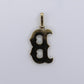 14k Solid Gold Diamond Custom B Sport Logo Pendant - 60491