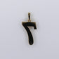 10k Solid Gold Center Pointer Diamond Number Pendants - 60492