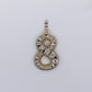 10k Solid Gold Center Pointer Diamond Number Pendants - 60492
