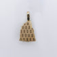 14k Solid Gold VS Diamond Money Bag Pendant - 60495