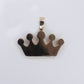 14k Solid Rose Gold VS Diamond Crown Pendant  - 60498