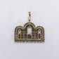 10k Solid Gold Diamond Arch Last Supper Pendant  - 60500