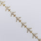 10k Solid Gold VS1 Diamond Airplane Bracelet - 20194