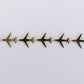 10k Solid Gold VS1 Diamond Airplane Bracelet - 20194