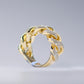 10k Solid Gold Diamond XL Heavy Cuban Ring - 30300