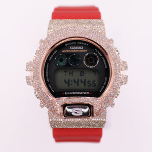 Diamond G-Shock DW-6900 - Red Band - 40074