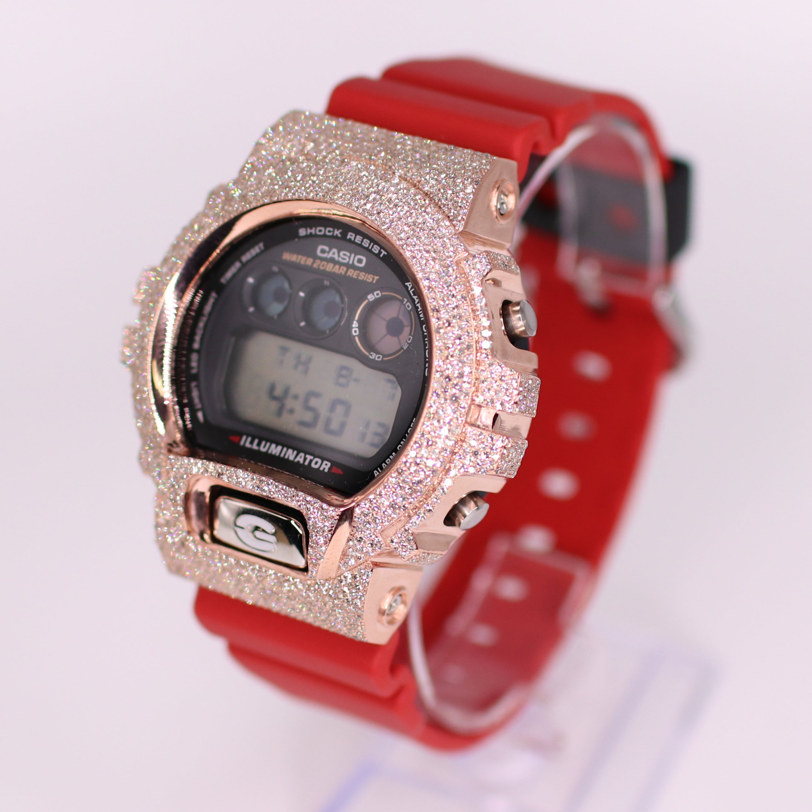 Diamond G-Shock DW-6900 - Red Band - 40074