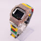 Diamond G-Shock DW-5610 - Multi Color Link Band  - 40073