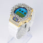 Diamond G-Shock DW-6900 Custom Thorn Bezel -White Band  - 40075