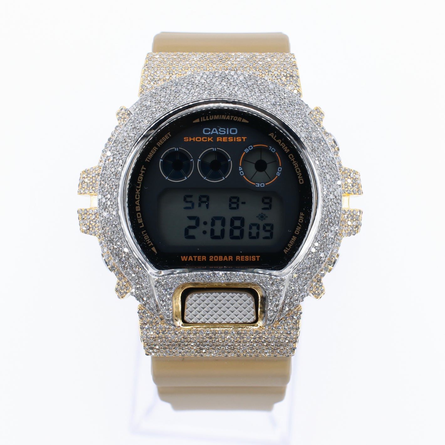 Diamond G-Shock DW-6900 - Khaki Band - 40080