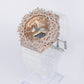Diamond G-Shock GM2100 Custom Thorn Bezel - Clear Band - 40079