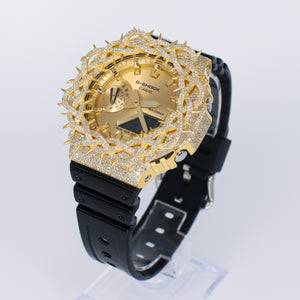 Diamond G-Shock GM2100 Custom Thorn Bezel - Black Band - 40078