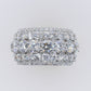 14k Solid Gold Lab Diamond Jumbo XL 50 Pointer Men's Band - 30303