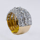 14k Solid Gold Lab Diamond Jumbo XL 50 Pointer Men's Band - 30303